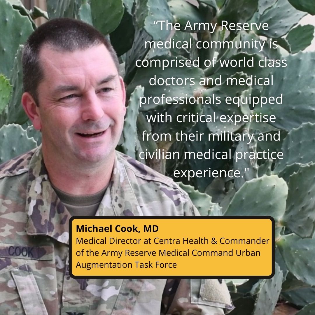 3_MRB_USAREC's tweet photo. Army Reserve #physicians are leaders in both the Army &amp; in local communities near you. If you want to make a difference every day, contact our virtual recruiters at (502) 314-6548 #dualservice #leadersinmedicine #ArmyTeam #WhatsYourWarrior #trainedandready https://t.co/ABi9e85ziF