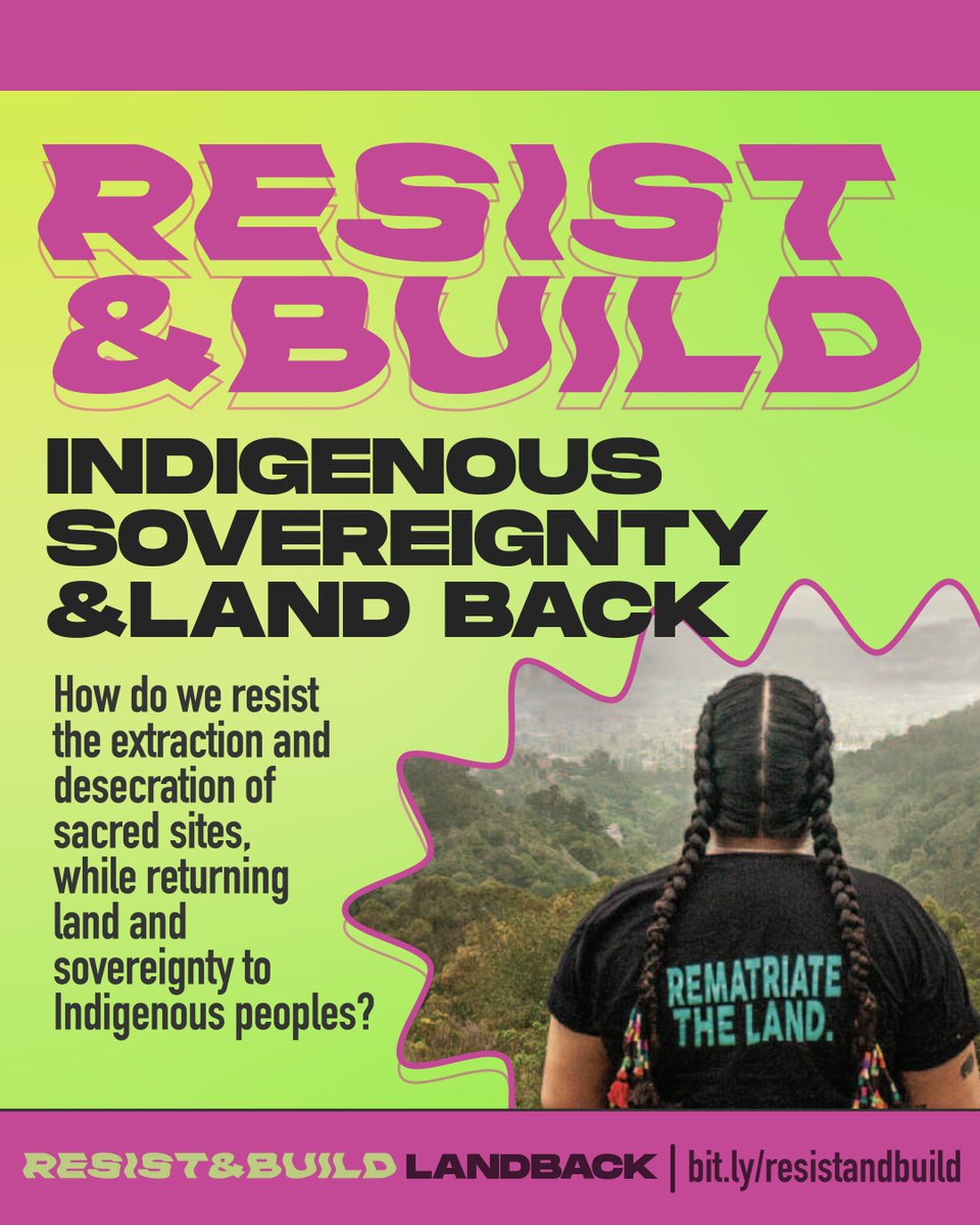 cejaaction's tweet photo. How do we resist extraction and desecration of sacred sites while permanently returning land & sovereignty to Indigenous peoples? 🗣 Get your radical imagination going at: https://t.co/MxPXVXiXJw 🔥🌱🛠
#ResistAndBuild #LandBack @cjaourpower @movegen @neweconomics https://t.co/jRiLUnw9hT