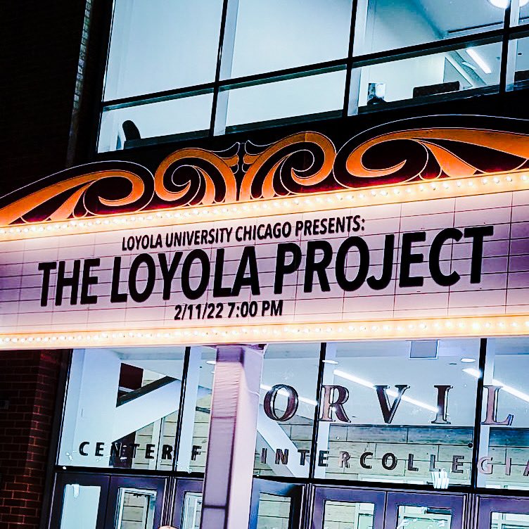 TourCrossroads's tweet photo. It’s showtime at the Gentile Center of the @LoyolaRamblers to kick of the 63 for 63 Screening Series. Thank you to all who come out and watch the film. Let us know your thoughts. 

By learning from the past, we can change our future. https://t.co/CKQAao0XXt