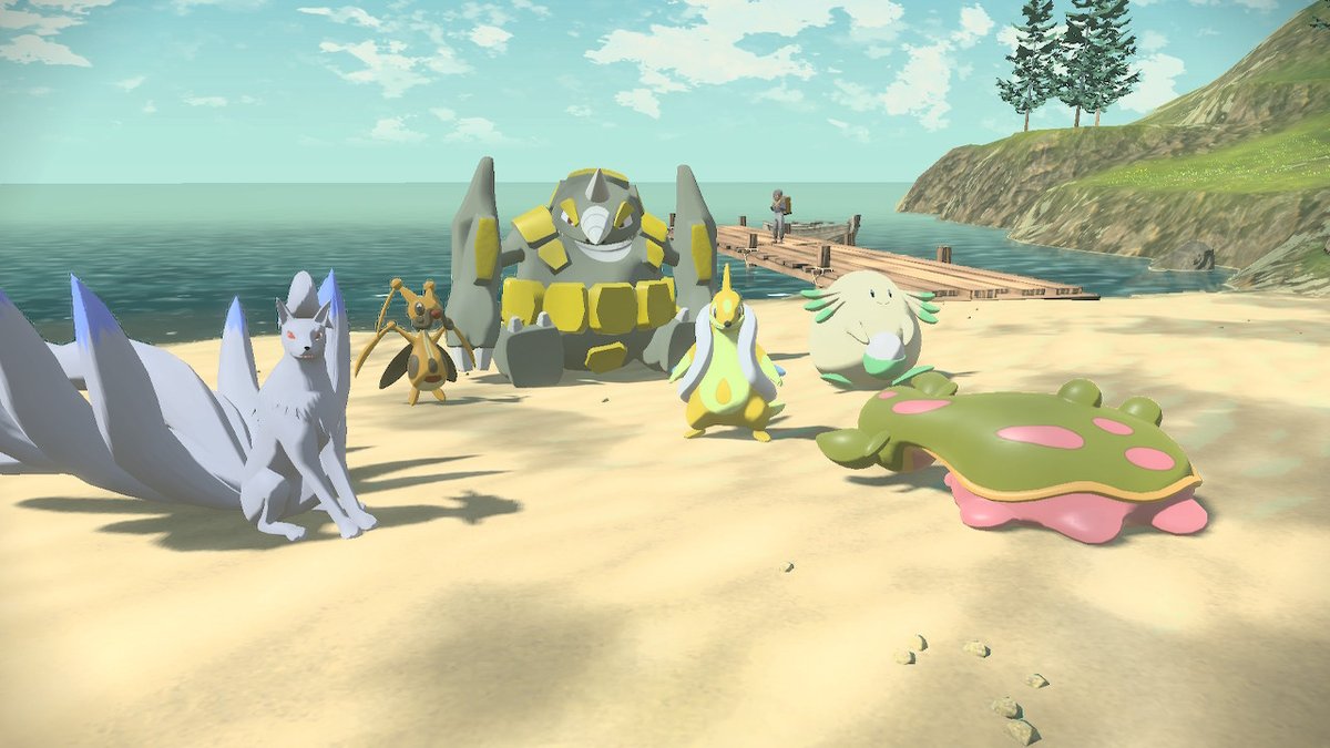 beampack's tweet photo. これ全部色ちがいポケモン。白いキュウコンがお気に入り。アローラじゃな���よ。
#ポケモンアルセウス https://t.co/eAyAgPUPNX
