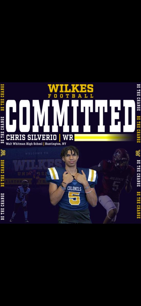 christopherS728's tweet photo. 110% committed Wilkes University @CoachDrach @WilkesFootball!!! https://t.co/8RLEle372X