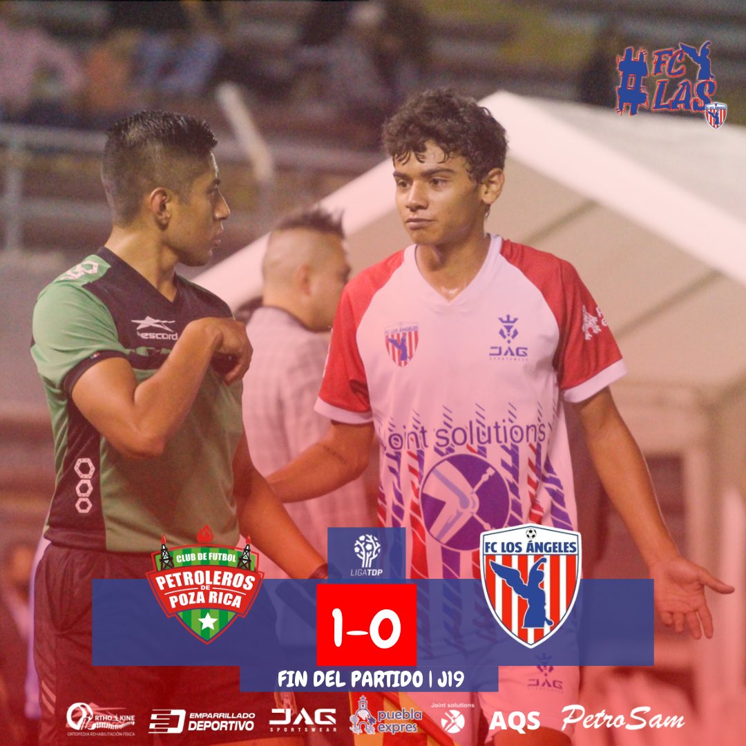 FCLosAngelesMx's tweet photo. ⏰ 90:00 + 5 ¡Fin del partido! Vendimos cara la derrota ante @OFICIALCFPPR . ¡Gran esfuerzo y fútbol de mis angelinos! 👏 😇. #FCLAS🔴⚪️ https://t.co/D3ITvauQVj