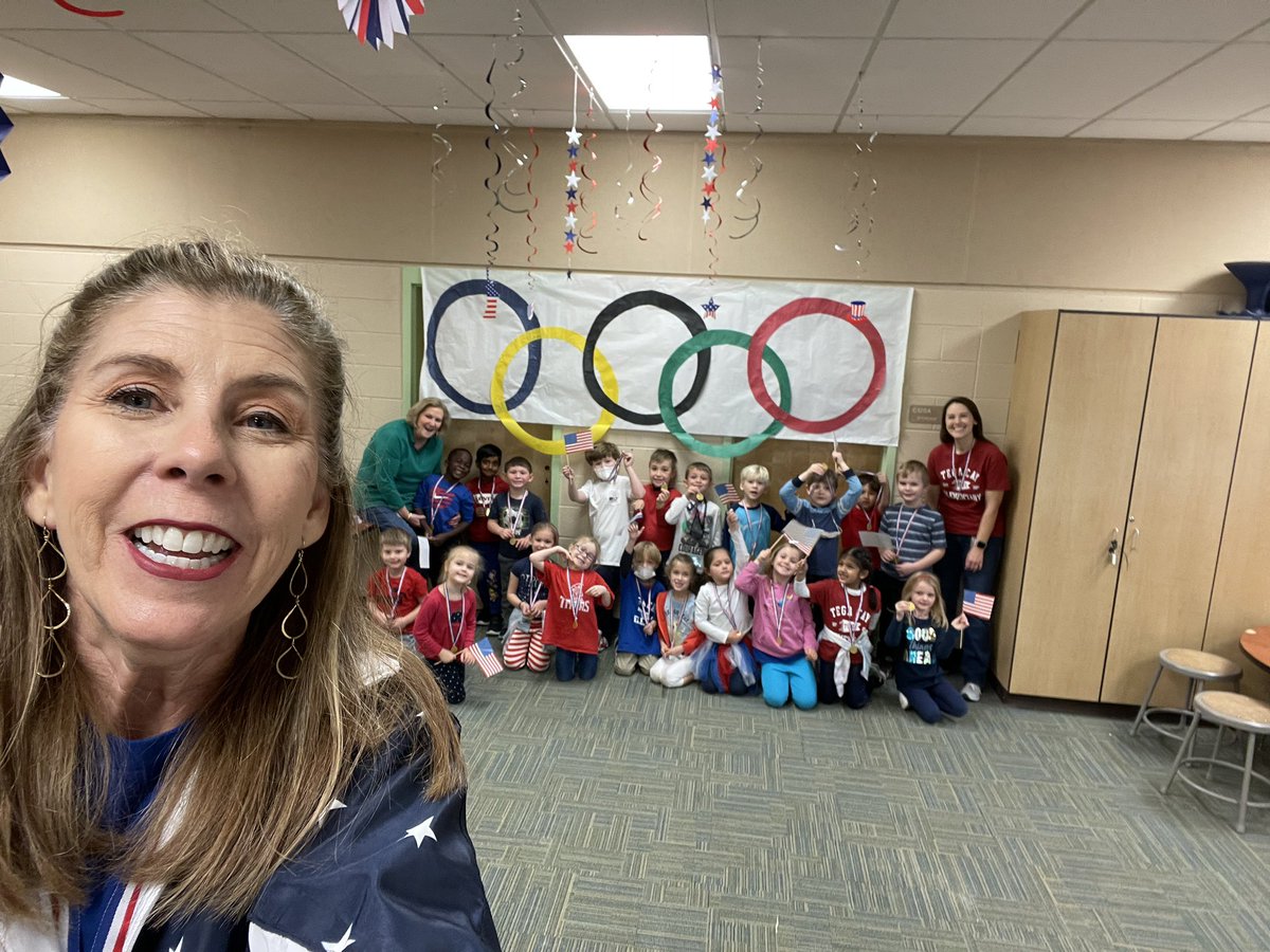 beccalong21's tweet photo. We built bobsleds and raced them down frozen tracks. Then Speed skating, skiing, bobsledding and more. The children were cheered on by a hallway full of cheering and encouraging TCES students as they marched to their events. FUN!
@tegacaytitans @TCESLeadTeacher @brigitteawagner https://t.co/JqmlAgQksg