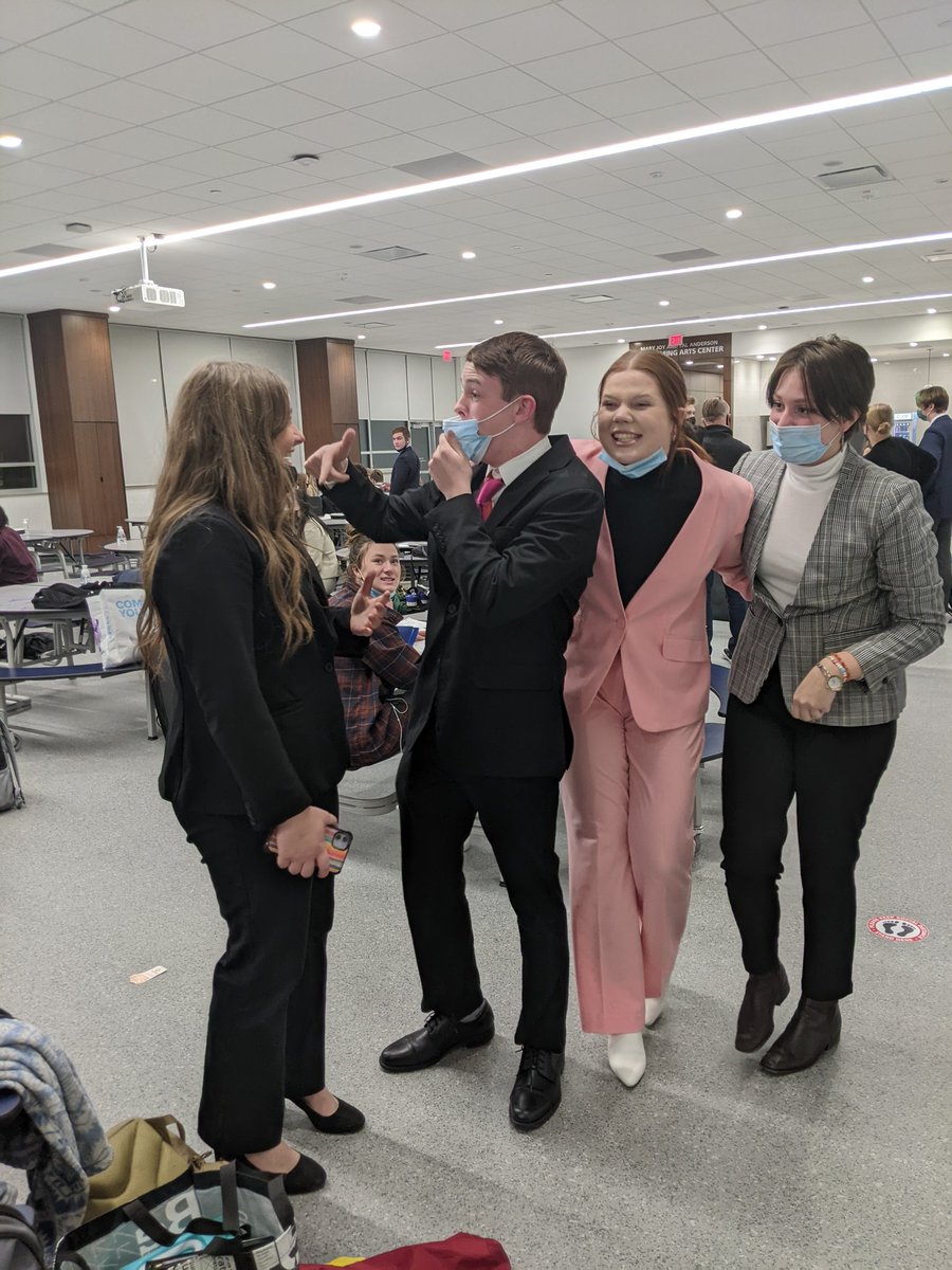 coach_slick's tweet photo. Excitement at Marian.  OID is in FINALS y'all. https://t.co/AUwdWZv6ZM
