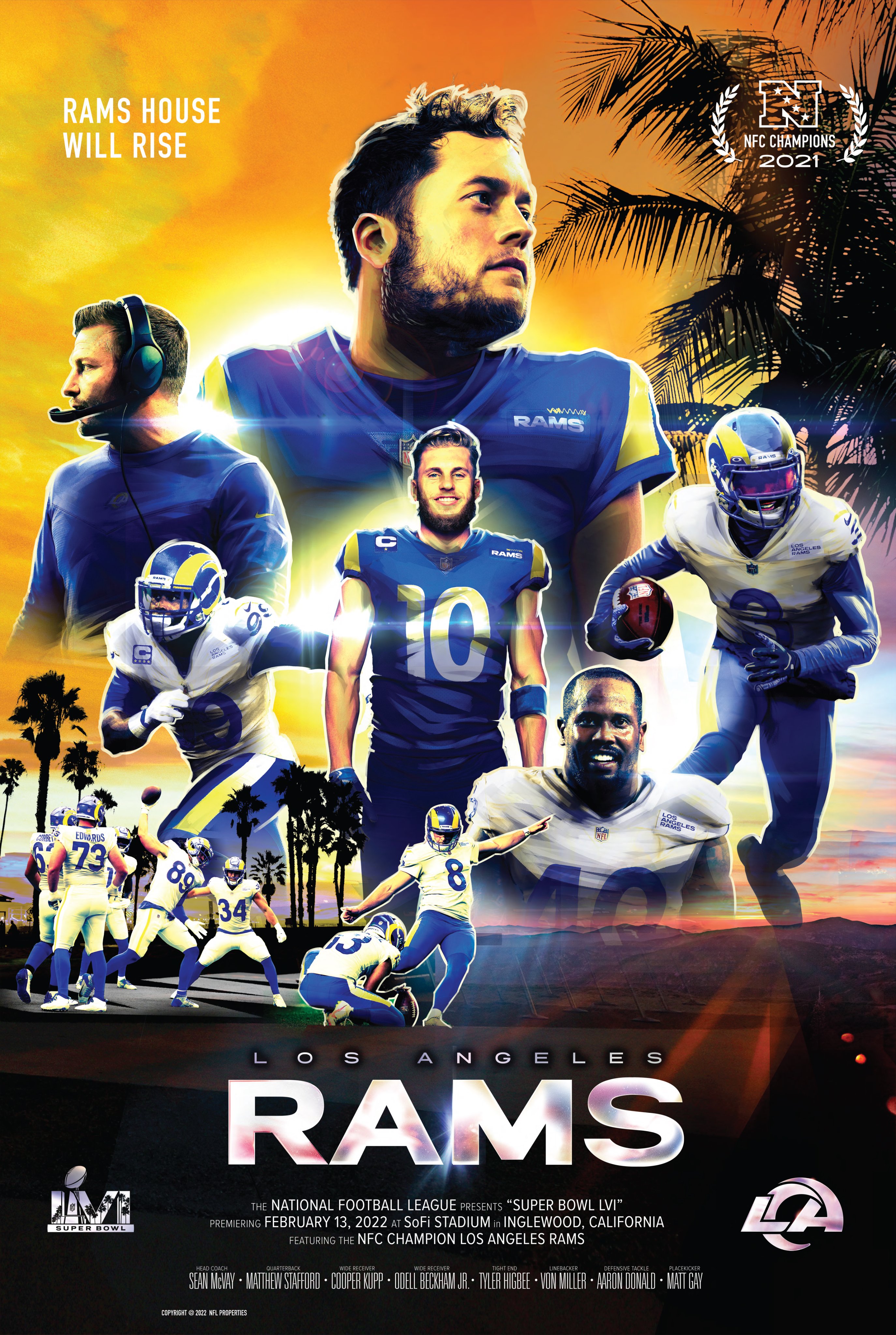 NFL on X: THE @RAMSNFL ARE SUPER BOWL LVI CHAMPIONS! #SBLVI #RAMSHOUSE   / X