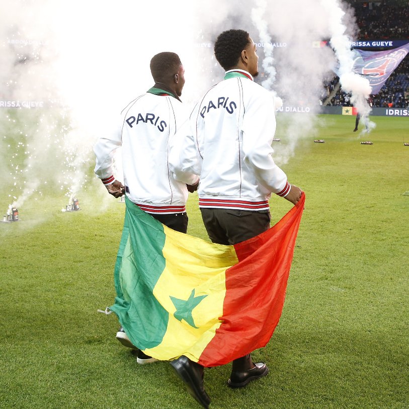 PSG_inside's tweet photo. 🏆🇸🇳✨ @IGanaGueye &amp; @Abdou_diallo_ ! 

Nos CHAMPIONS ! ❤️💙 https://t.co/9BSy4mR8q4