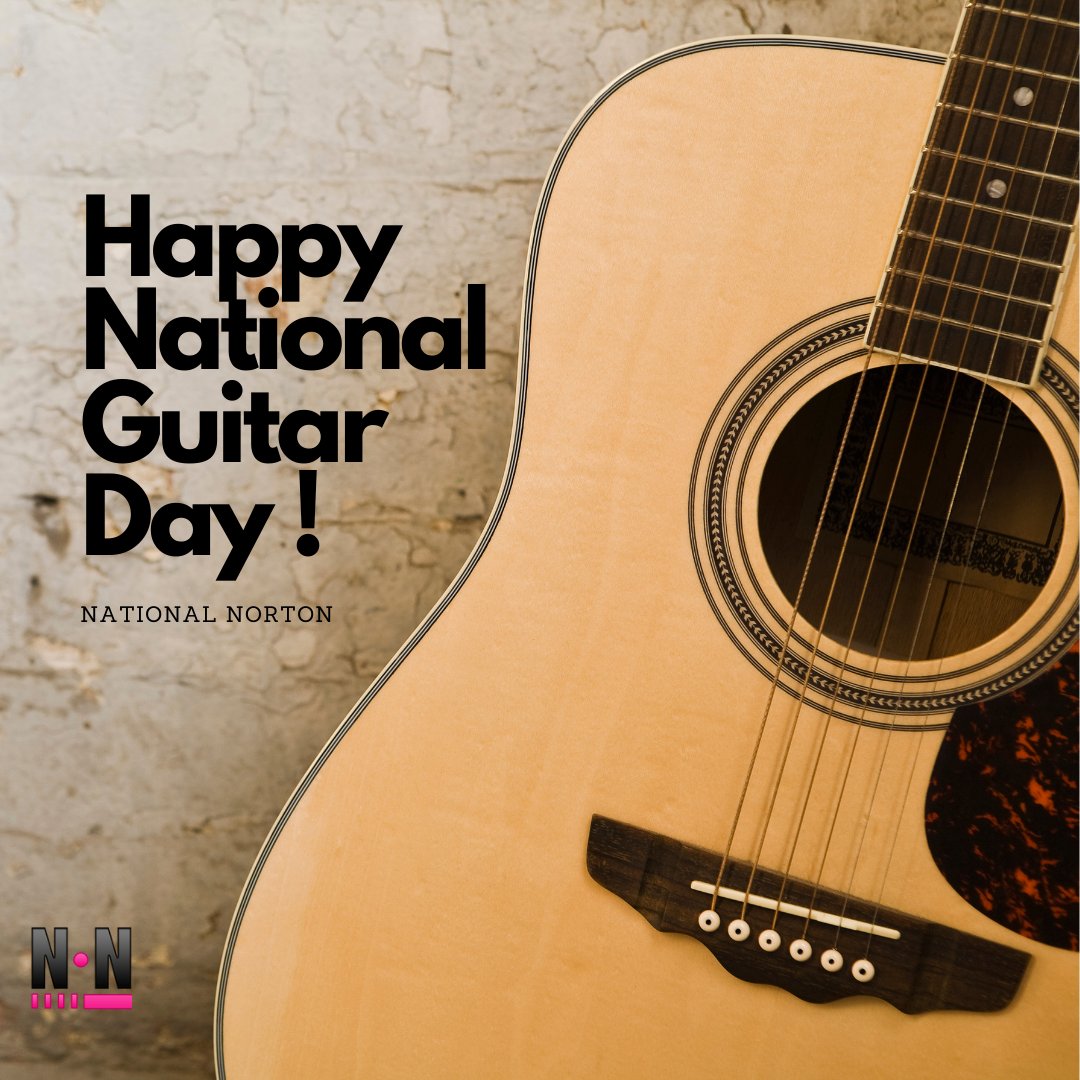 NortonNational's tweet photo. Happy National Guitar Day ! Do you know how to play? https://t.co/xHTMsBHYCW