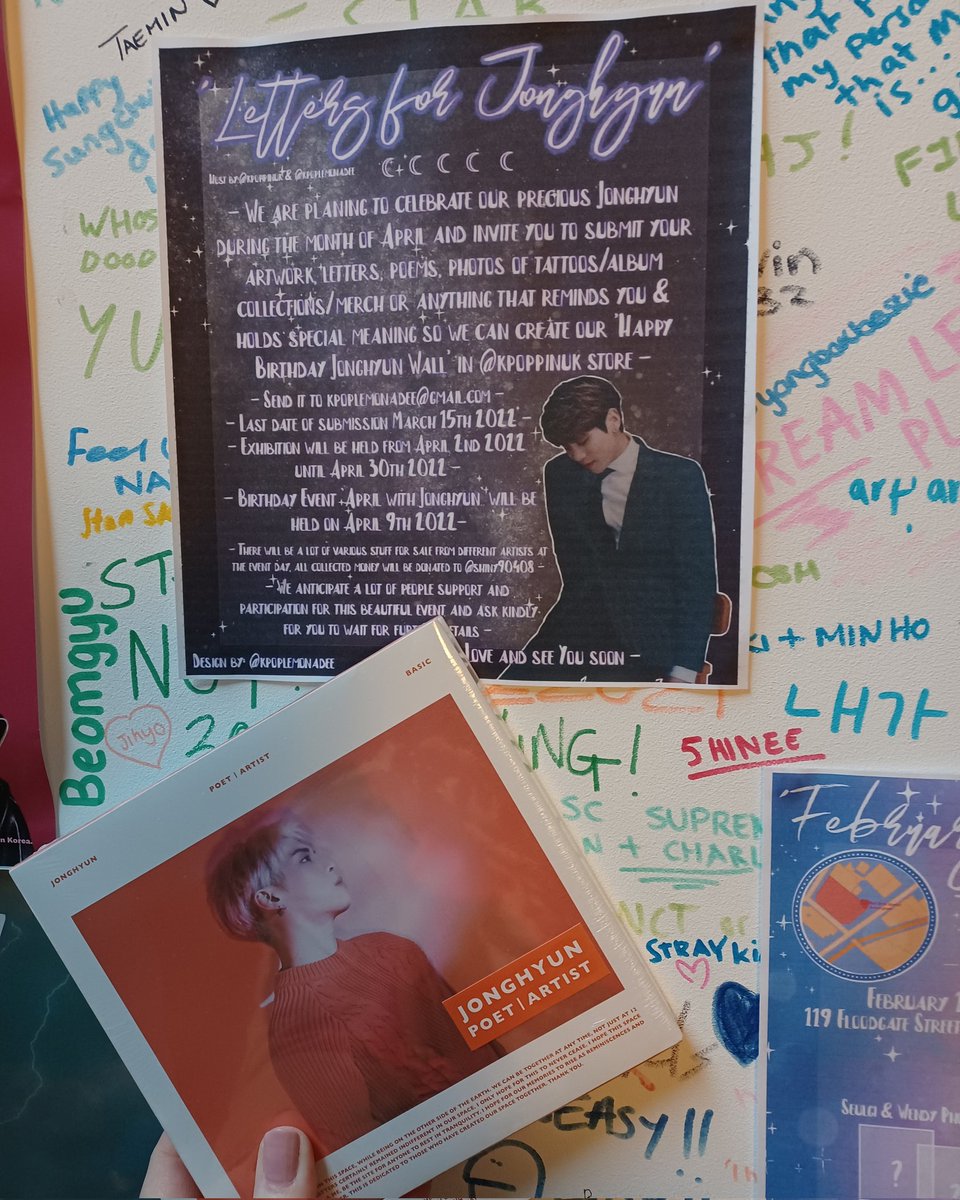 kpoppinuk's tweet photo. We are raising funds to have the 1st EVER jjong birthday advert in the UK! We have 2 ga's with lots of amazing prizes ga #2 is for raising funds for Shiny Foundation win jjong albums/lightstick/club tix/fanmerch/kpoppinuk voucher/jjong birthday ring &amp; lots more! #shinee #jonghyun https://t.co/mjk9KusaF1