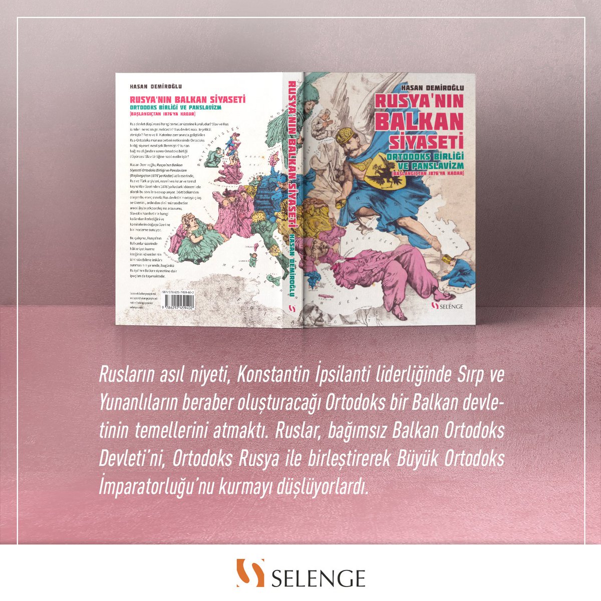Rusların asıl niyeti, Konstantin İpsilanti liderliğinde Sırp ve Yunanlıların beraber oluşturacağı Ortodoks bir Balkan devletinin temellerini atmaktı. #selenge

m.kitapyurdu.com/index.php?rout…