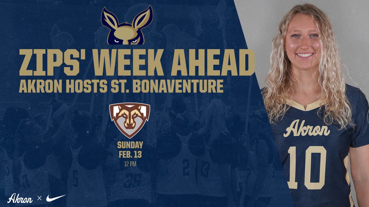 .<a href="/ZipsWLAX/">Zips W Lacrosse</a> Opens 2022 Campaign Battling St. Bonaventure

#FindAWay | #GoZips | <a href="/ZipsWLAX/">Zips W Lacrosse</a> 

📅 Feb. 13 - 12 pm
🥍 St. Bonaventure
📍 Stile Athletics Field House
💻 Live Stats - bit.ly/3rPV7hn
😷 Mask Up

bit.ly/3oLhv9t
