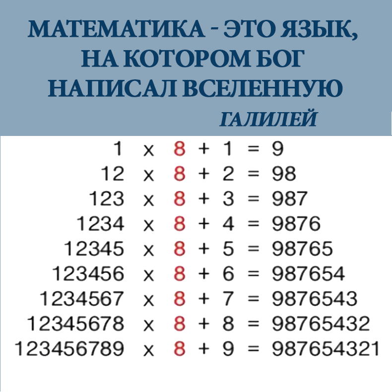 Я это понял только в училище! Высшая математика ваще огонь!