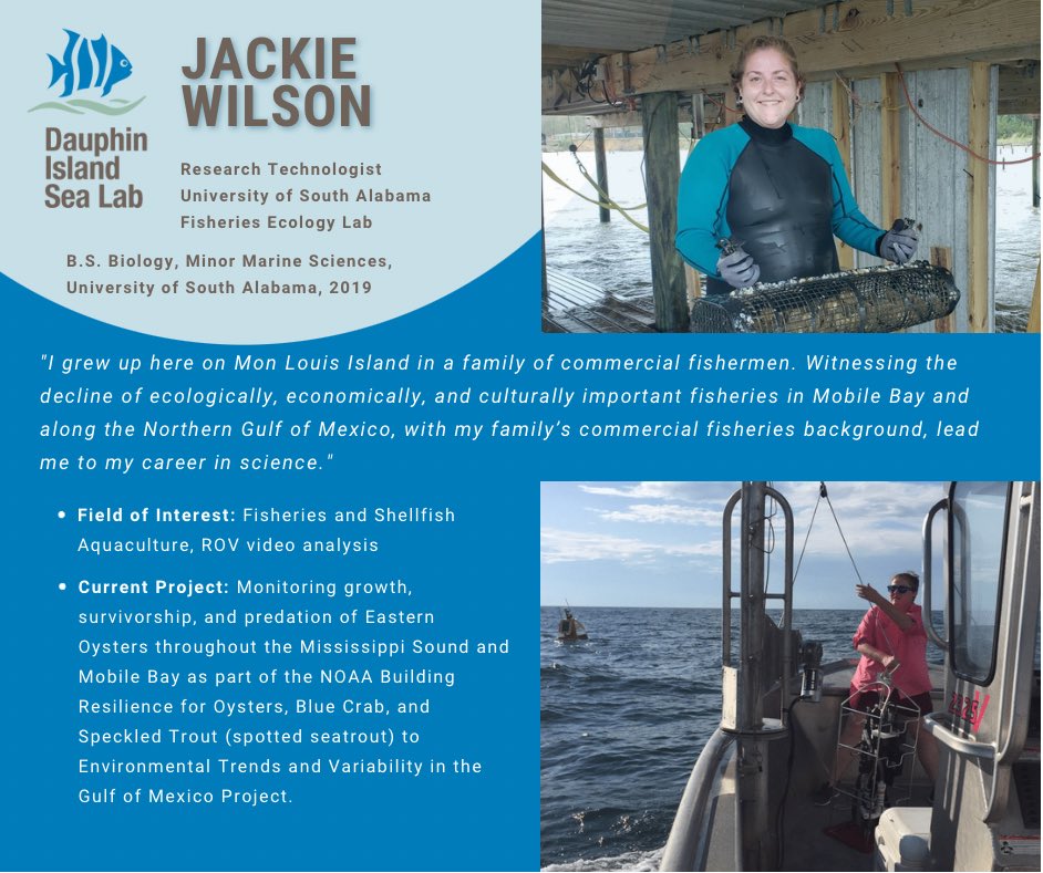 disealab's tweet photo. Today, we celebrate #WomeninScience by introducing  
you to several of our team. #DISLresearch #discoverDISL

Our final profile today is Jackie Wilson.  
@UofSouthAlabama https://t.co/nhJUpDeucO