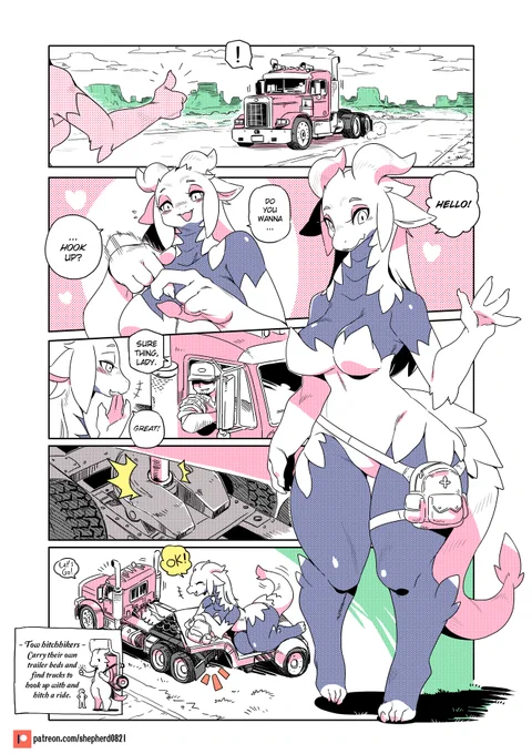 Modern MoGal #196 - Hitchhiker 🐲🚛
👉👌
#modernmogal 
