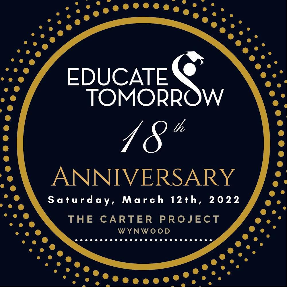 educatetomorrow's tweet photo. #EducateTomorrow 18th Anniversary is a fun, free-flowing good time that raises money for Educate Tomorrow and celebrates our recent college graduates. Please join us in this celebration. https://t.co/H9phejNL4X