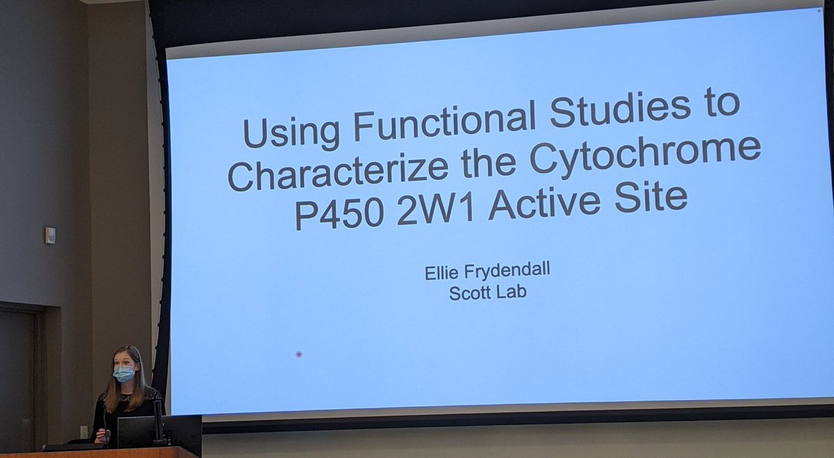 ScottLabUMich's tweet photo. Our very own @ekfry1 gave a fantastic seminar on her research to @UMPharmacology today! We're so proud of all her hard work! 🥳👩🏼‍🔬 https://t.co/7hy20pFSjE