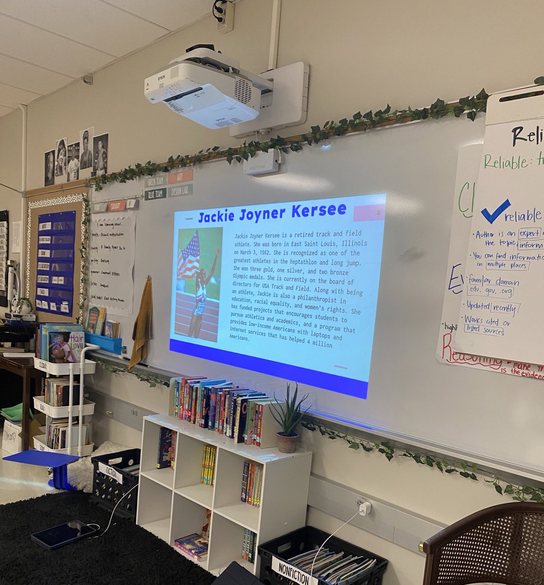 MsErinRobbins's tweet photo. Friday consisted of Jackie Joyner Kersee and a homemade Wordle!! #blackhistorymonth https://t.co/3qhSsIvHU0