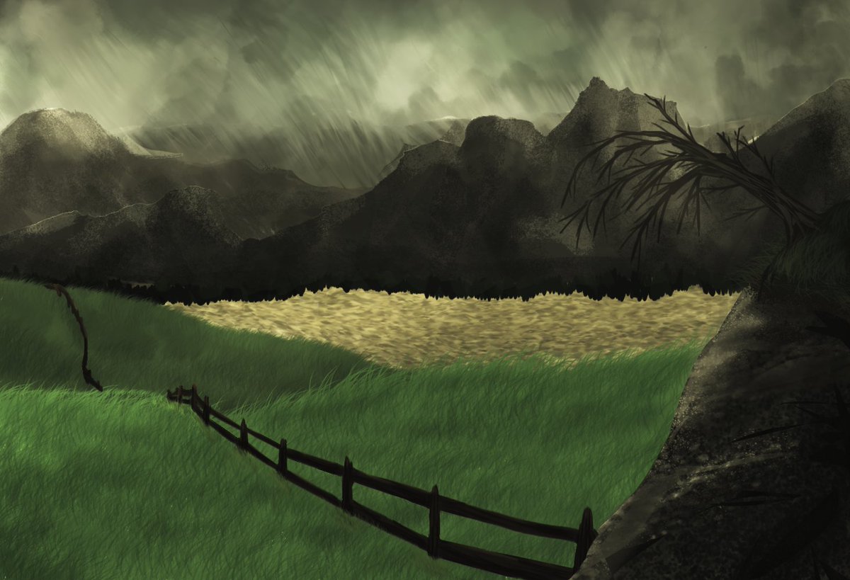 LexiSoftPaws's tweet photo. 2012, I was playing with new PS brushes and reminiscing on our trip through #Colorado.

#landscapepainting #digitalpainting #ArtistOnTwitter https://t.co/VmyJm04O0B