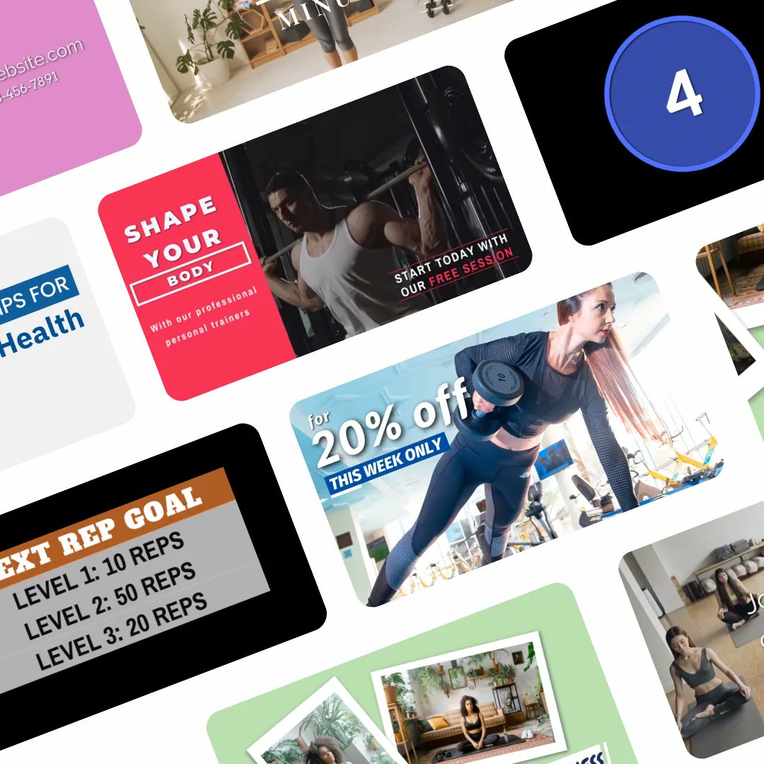 TypitoHQ's tweet photo. Spending too much time creating workout videos? Not anymore with the help of Typito. 💪

Say hello to a complete fitness video creation toolkit with timers, progress bars, text templates, and video templates. Check it out here → https://t.co/c2EJFInrcR    #typitoforfitness https://t.co/tFhPyShlnR