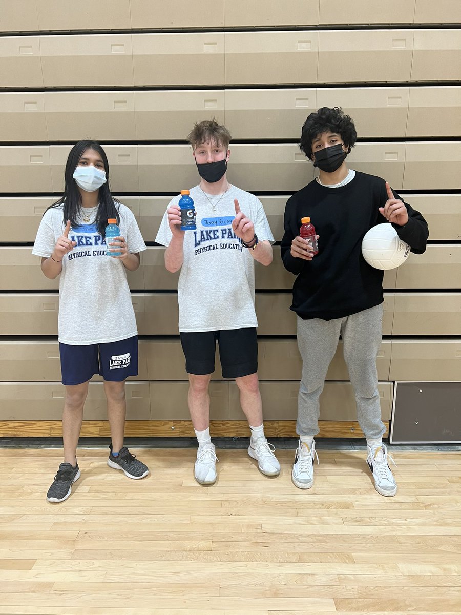 Mrs. Chojnacki’s 7th period VB champs:  Joey Cicero,Julian Franco, &amp; Jaibilin Jain