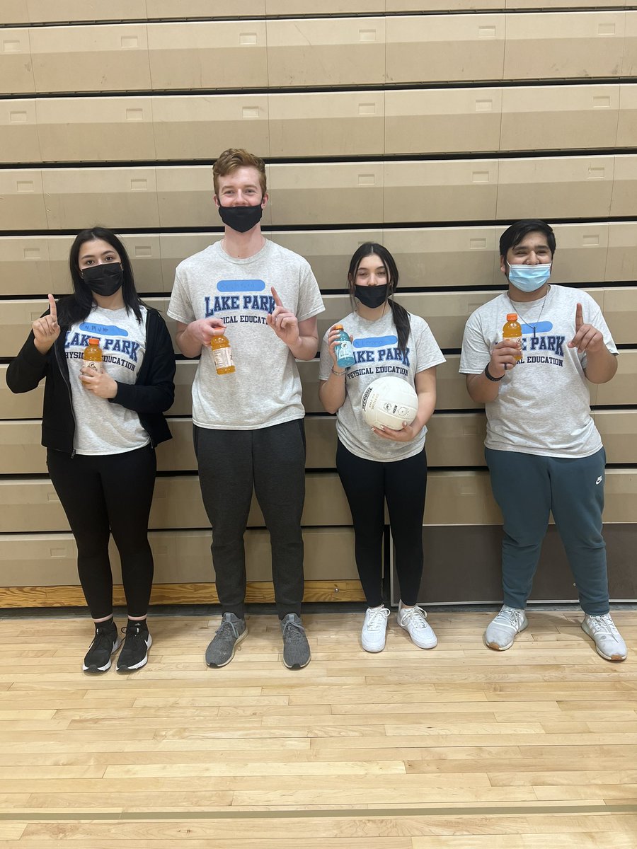 Mrs Chojnacki’s 8th period VB champs:  Marisa Lerario, Natalie Muro, Tommy Rockford, &amp; Pranjal Vaypayee