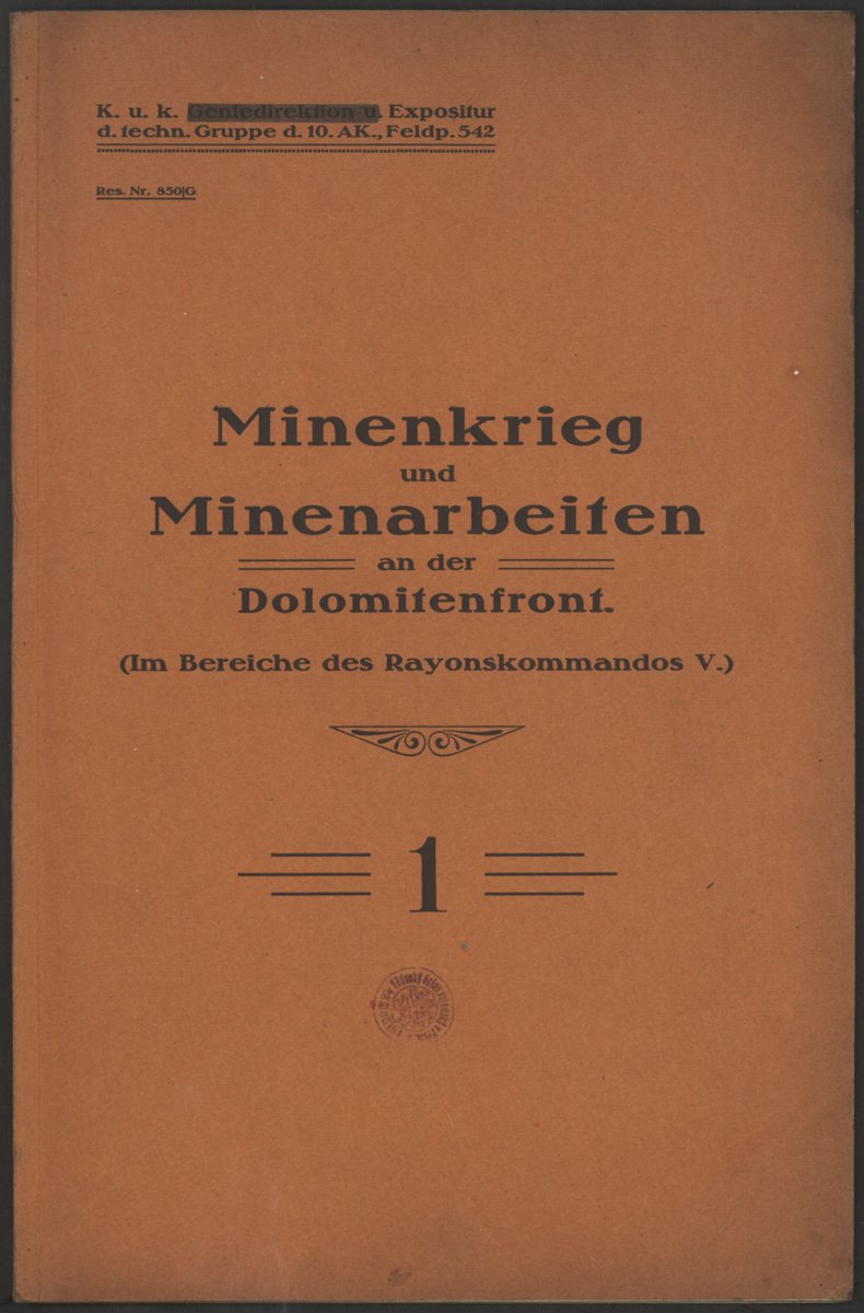 andyblanck1's tweet photo. a starting point for reading for future projects; the mining on the Dolomites in the Lagazuoi region, #Dolomitifront.
Interesting!
#ww1minewarfare https://t.co/RRalZt6JYG