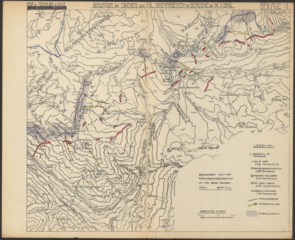 andyblanck1's tweet photo. a starting point for reading for future projects; the mining on the Dolomites in the Lagazuoi region, #Dolomitifront.
Interesting!
#ww1minewarfare https://t.co/RRalZt6JYG