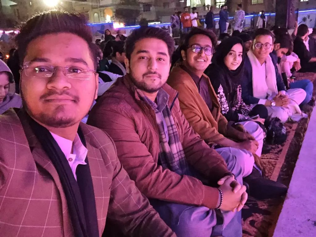 MuhamadWasifUd1's tweet photo. Enjoying Qawali night with my dear friends organized by Rang De Karachi Foundation.
Thanks Zohaib Ahmed Khan for inviting us.
@RangDeKarachi https://t.co/tJFnyQZjCz