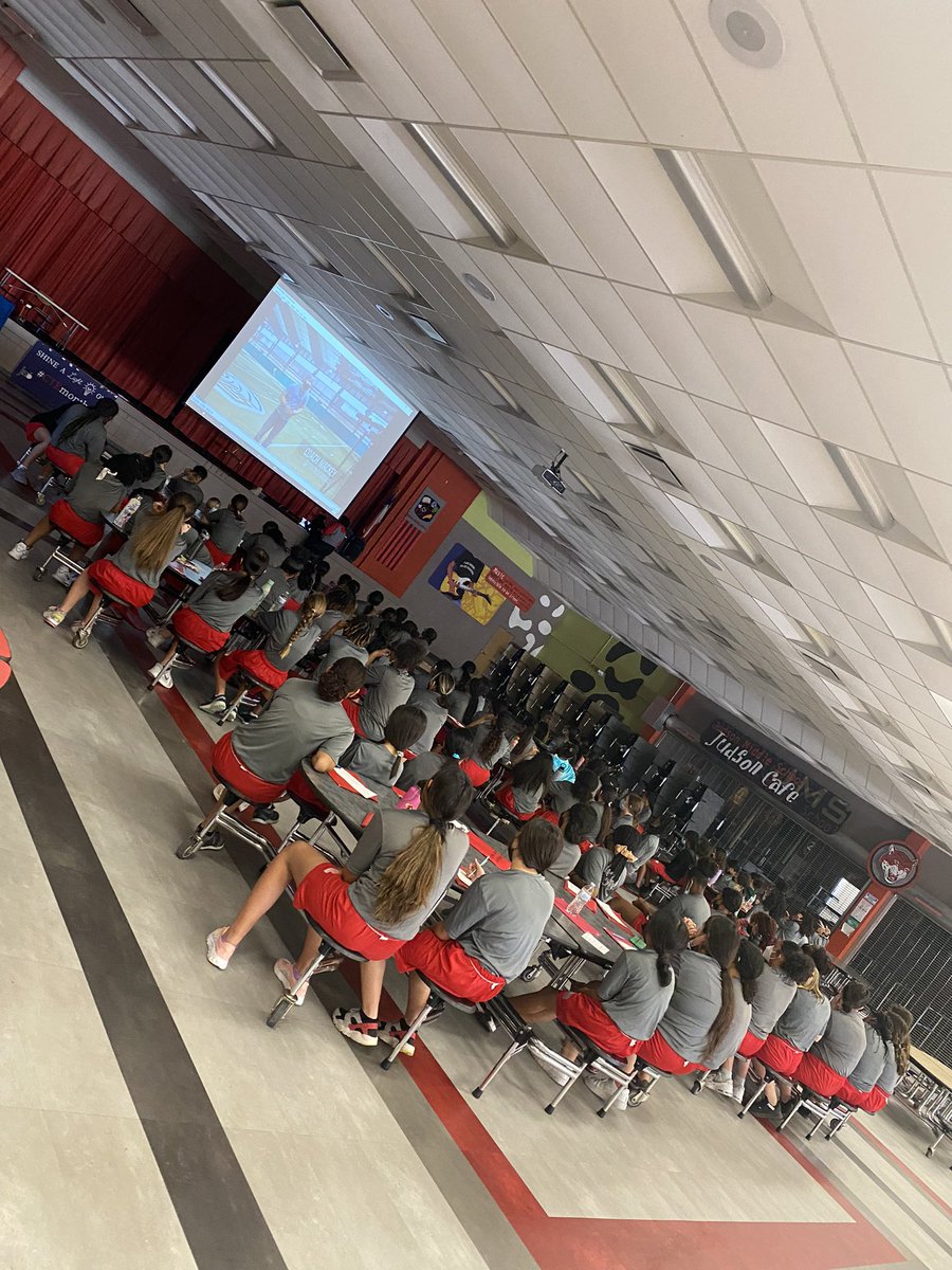 judson_jaguar's tweet photo. 2 Words Character Building Friday with Girls Athletics! “If you want to know what you will do, look at what you are doing. If you want to change what you will do, change what you are doing.” @MackeySpeaks
#FivePs #JaguarPride #BuildingChampions #2Words @JISD_ATHLETICS @JudsonISD https://t.co/vTAwXNYcyy