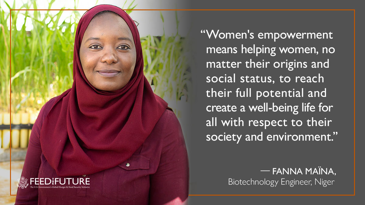 Sorg_Millet_Lab's tweet photo. Celebrate International Day of #WomenInScience with @KState alumnus @fanna_maina! #WomenEmpowerment #InternationalWomenInScienceDay #IDWGS2022 #SDG5 #agriculture #research #STEM @KStateResearch @KStateRE @KSU_Foundation @KStateAlumni @FeedtheFuture @USAID https://t.co/imJVquruEr https://t.co/YgYxPyXqjW