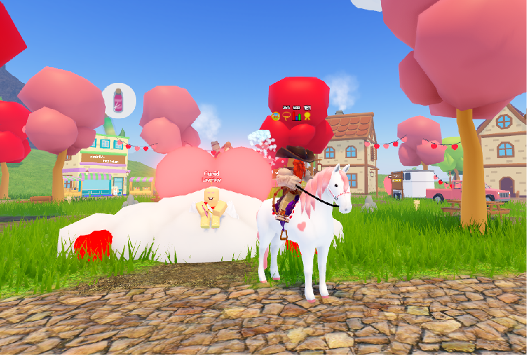 Wild Horse Islands Roblox Limited Valentine's '23 Paint Horse (Read Desc.)