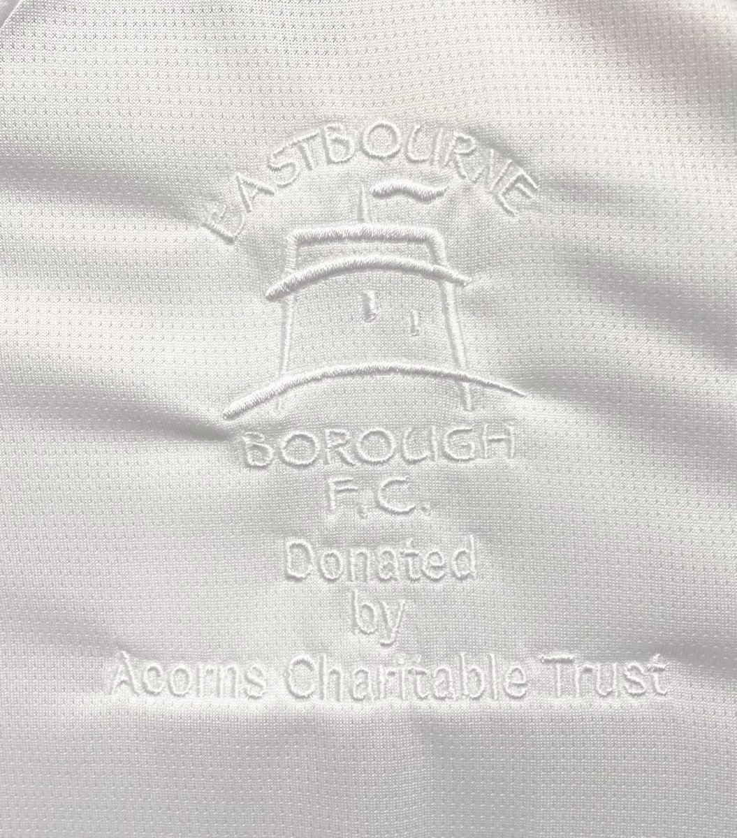 ebfc_official's tweet photo. Here’s a first look of our special edition white kit to promote our #NoMoreRed campaign at tomorrow’s @TheVanaramaNL South fixture against @maidstoneunited 

Special thanks to @WinningLook who has worked so hard to make them 

Thanks Acorns Charitable Trust who donated them #ebfc https://t.co/xxxWos2yYw