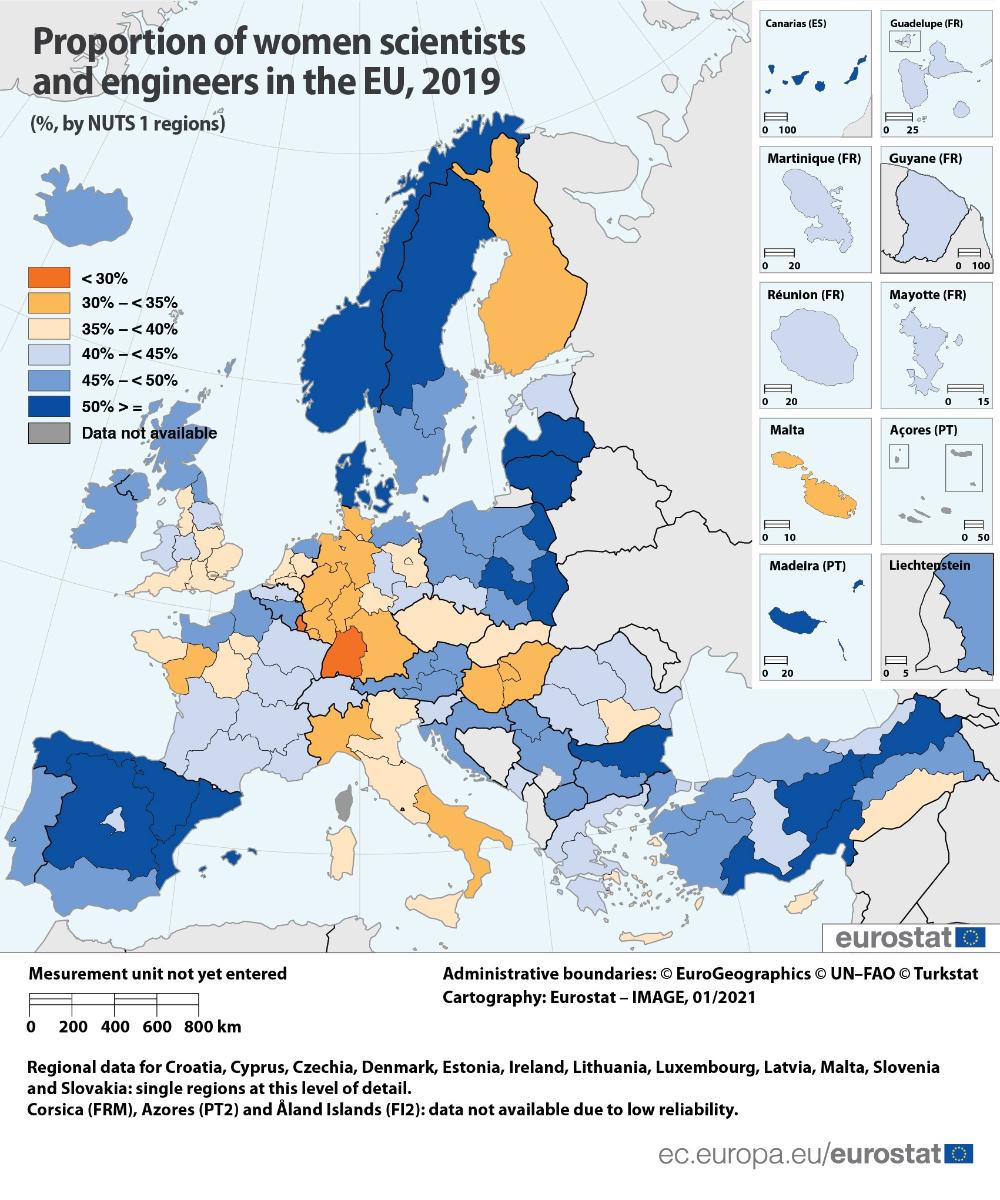 You need to do better Germany. Big shout out to those strong women that pioneered. Source: ec.europa.eu/eurostat/web/p… #WomenInScience