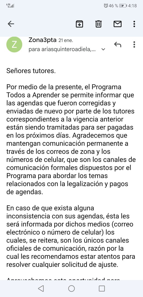 DgGodiegomez's tweet photo. @Gil07Elena @PTA_Colombia @Mineducacion @VictoriaBxE @CGR_Colombia Nos tienen de allá para acá, cuando en realidad los reembolsos no se han dado por negligencias administrativas y operativas de @PTA_Colombia y la fiducia, pero no, es más fácil hecharnos la culpa a nosotros #pagodeagendasPTA2021 https://t.co/WQ2U3Nigq7 https://t.co/SFmtkl7KRB