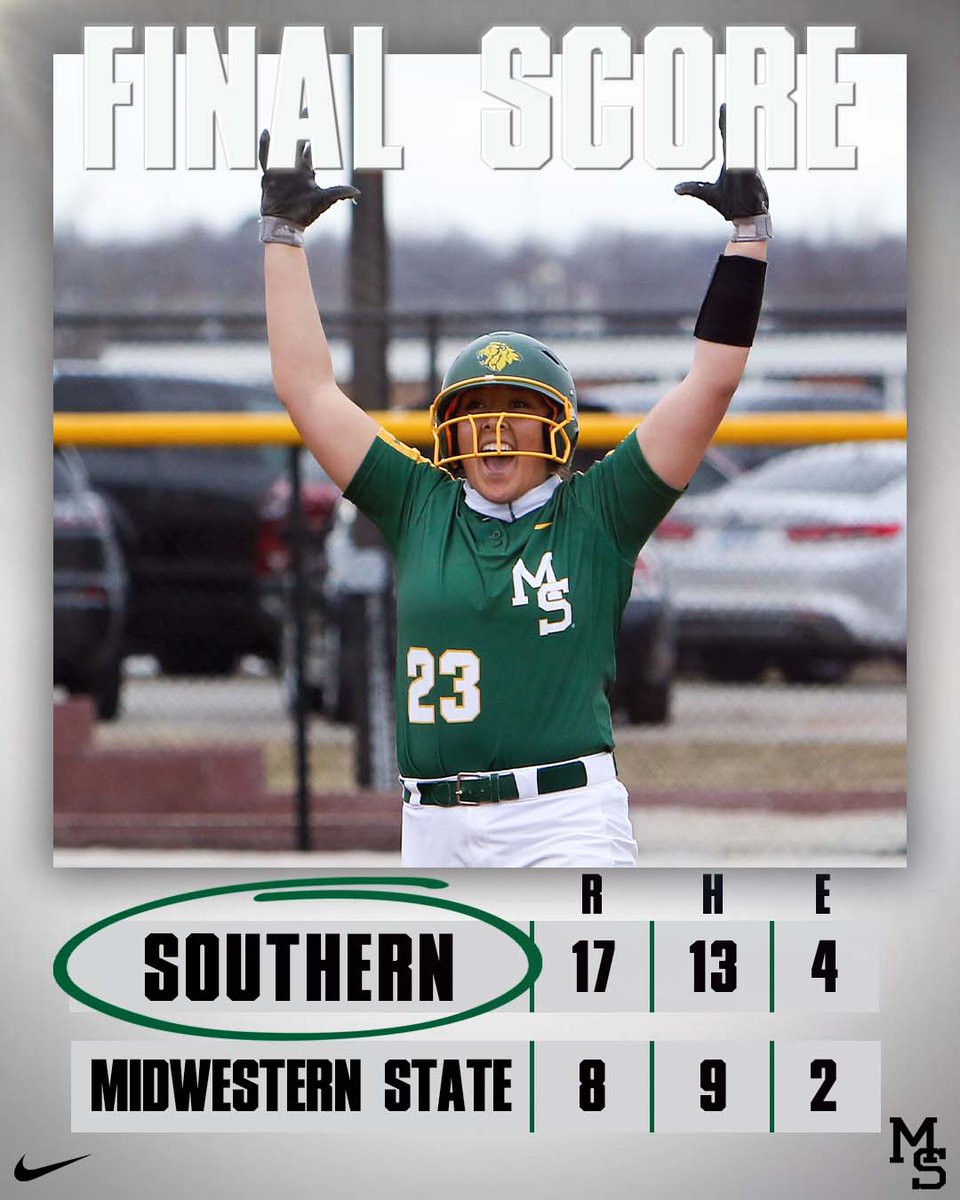 Lions get the first win of the season 17-8! Leighton Withers led the team with 4 RBIs Josie Topfi had 3 RBIs, Kara Amos, Adrianna Young and Ashlynn Williams had 2 RBIs each with Williams 2 RBI single starting the nine run 5th inning. Lions play SWOSU at 12:45pm tomorrow #LetsRoar