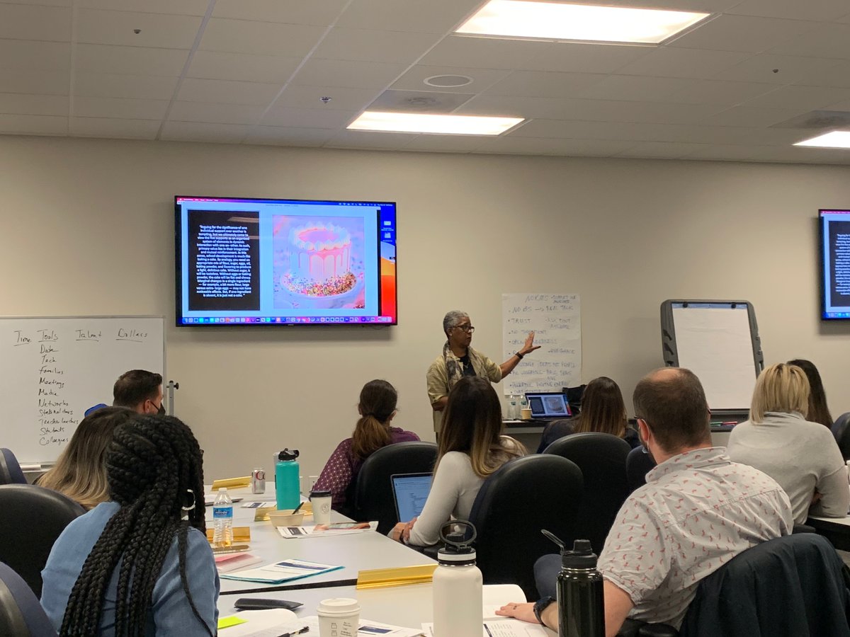 LeadNV_EDU's tweet photo. This week #TLAC6 and #ELAC10 are working with @karen_mapp on building effective family-school partnerships.
"Family engagement, meeting families where they are"
#becauseleadershipmatters https://t.co/nh38wxRait