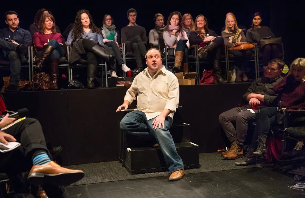 BenjBrantley's tweet photo. Reasons to love live theater, 273. Which in this case involves reasons to go on living. They are enumerated by the actor Jonny Donahoe in "Every Brilliant Thing," an animated argument against suicide that turns a downtown NYC theater into a sweet, salty ocean of tears, 2014. https://t.co/5Fsbs9A4B3