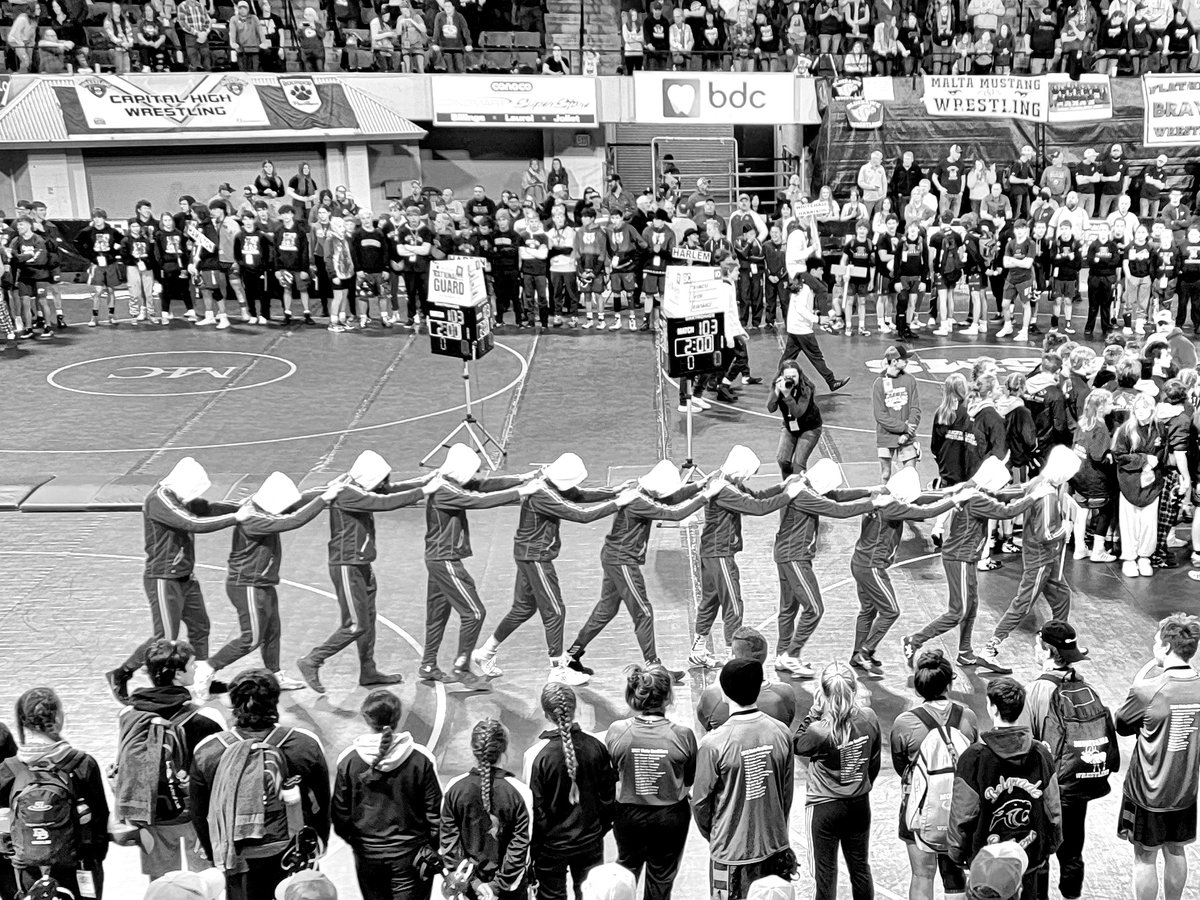 GHSscotties's tweet photo. The Gracie Walk for a 26th Consecutive Year!  #GracieWalk #Tradition #mtscores #Chills #StateWrestling https://t.co/q8ASYrtlB3