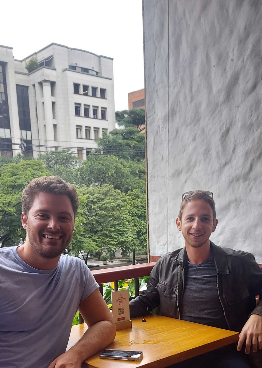 joekim91's tweet photo. We were so excited to work with growth extraordinaire @dylanpetersun that our cofounder met up with him in Medellin!!💃☀️

Our eng team is growing and we're hiring remote. Join us and we'll fly to welcome you too! ✈️ https://t.co/EyrJYH7fCV