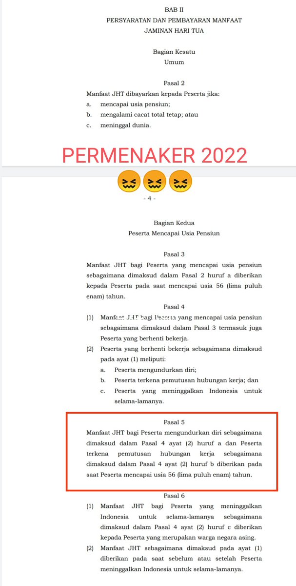 MrsClink_'s tweet photo. @hrdbacot Pengen resign dan nyoba buka usaha sendiri. Harapan bs pny modal dari cairin JHT, eh kudu nunggu umur 56thn...😭😭😭 https://t.co/fduHozAQBy