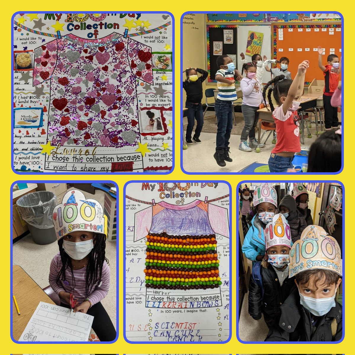 rivanisik's tweet photo. This is how we celebrate 💯 days @HTSD_Greenwood @WeAreHTSD #100daysofschool #HTDSpride #EveryMomentMatters https://t.co/3LRYBRilK4