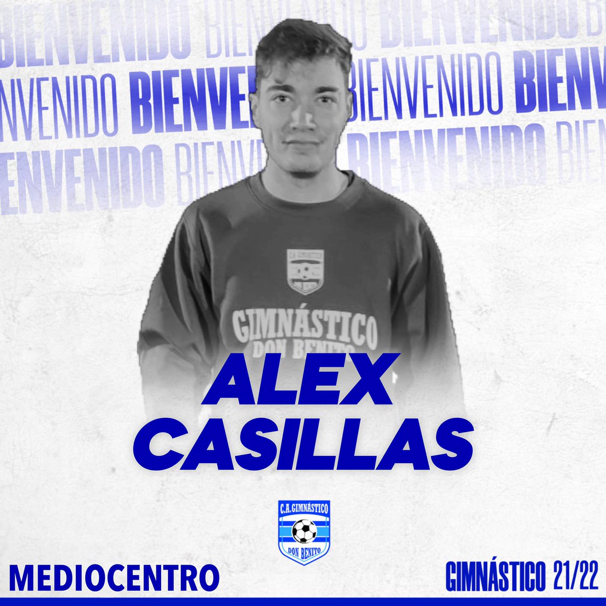 CAGimnasticoDB's tweet photo. 🔊 Fichaje! Un jugador que nos va a aportar sacrificio y humildad para el tramo final de temporada 🔵💪⚽
@alexcas_11 
#vamosazules https://t.co/WaU0fNjlbS