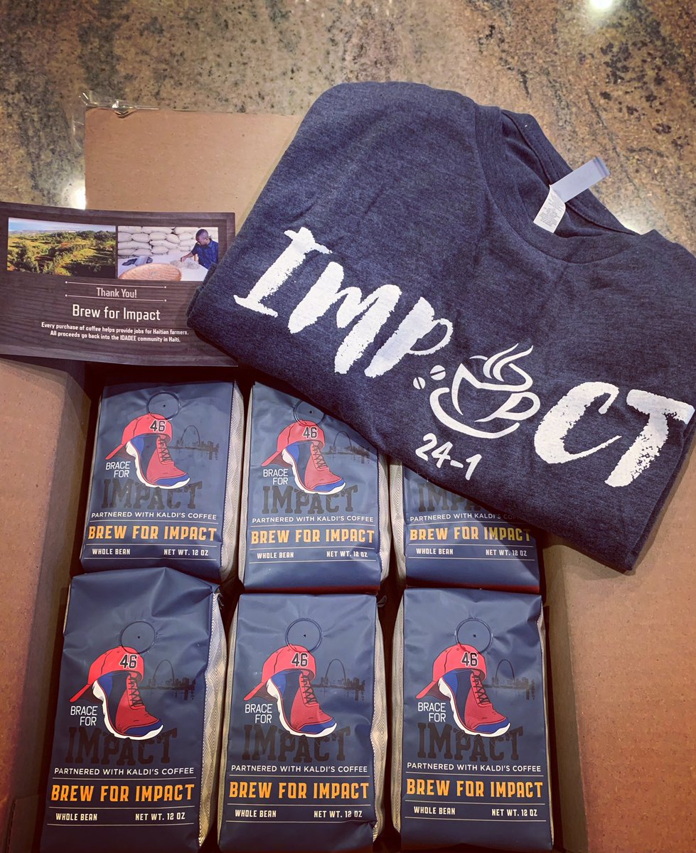 @Brace4Impact46 #Coffee subscription delivery! Great roast for a great cause @Kaldis_Coffee @MikeSigers @JoshuaLFerguson @KyleMcClellan46 #MorningCoffee #coffeeforacause It would pair nicely with your Florida morning pics/walks @AMBS_Kernan