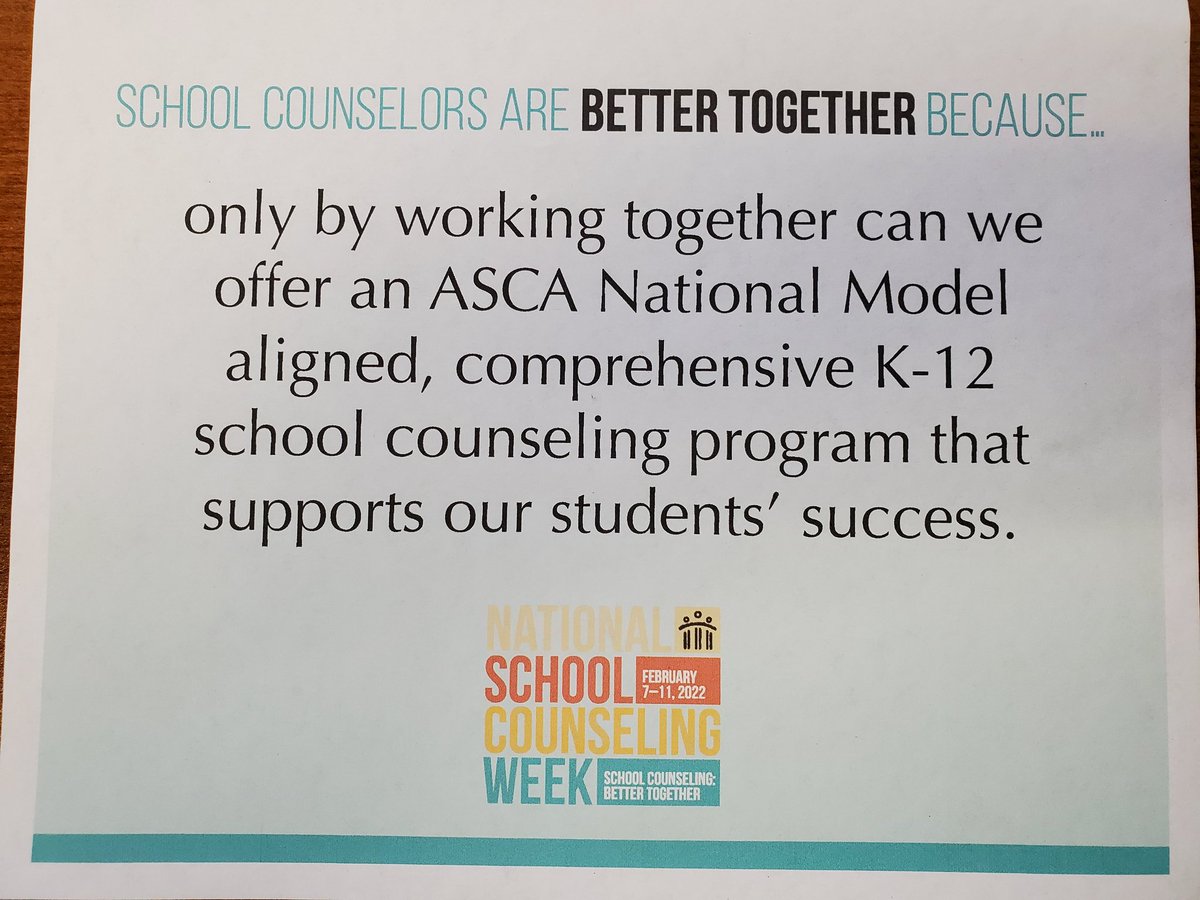 And for the last day of #NSCW2022, school counselors are just better together. #IowaSCA