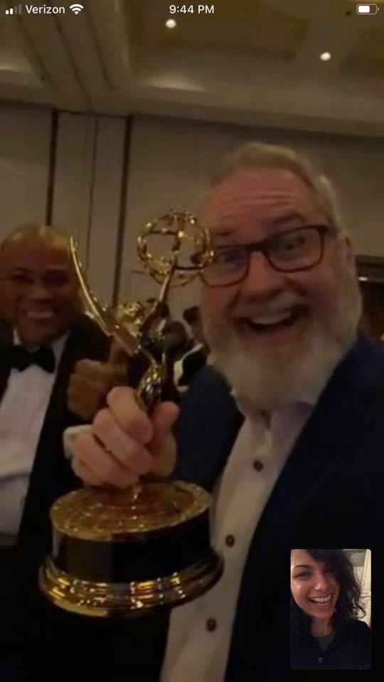 MahsaWho's tweet photo. CELEBRATING: Look what finally arrived! Jim & I are honored to receive our 3rd Emmy together.
Since we met in 2019, we’ve been committed to creating positive change in our community. Our work continues…
Thank you for being the best partner Jim! #emmy #nextstarnation #news https://t.co/IlACDsRxEr