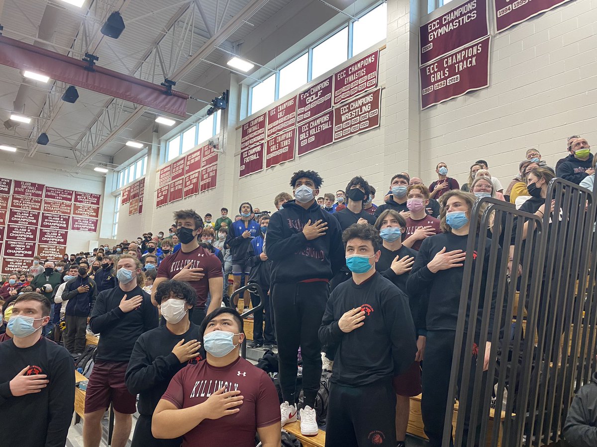 KHS_Athletics1's tweet photo. It’s been 2 years since the last ECC Championship - we are back!!!  Good luck coach Bowen and the team as they try to win this event for the 4th straight year - this time at home @CTWrestling @GameDayCT @GameTimeCT @mike_winy https://t.co/ng6x8yig9n