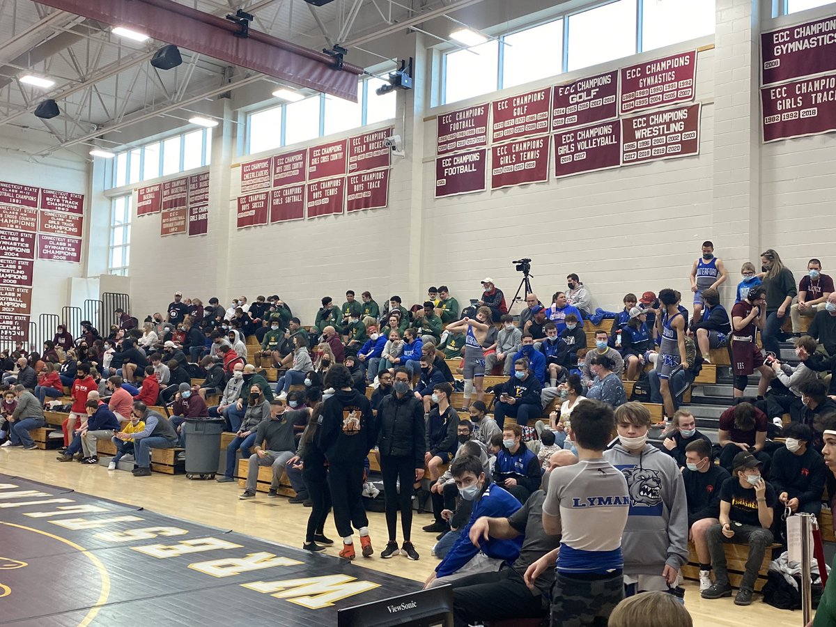 KHS_Athletics1's tweet photo. It’s been 2 years since the last ECC Championship - we are back!!!  Good luck coach Bowen and the team as they try to win this event for the 4th straight year - this time at home @CTWrestling @GameDayCT @GameTimeCT @mike_winy https://t.co/ng6x8yig9n