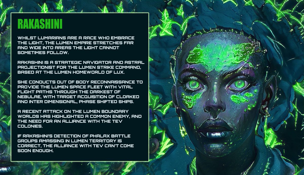 #GalaxyPortraits Rakashini 

This awesome name and backstory was provided by 
<a href="/StemzFitness/">Stemz Fitness</a>!

Amazing community effort.  

#VeChain #VET #VeFam #VNFT #NFT #nftart