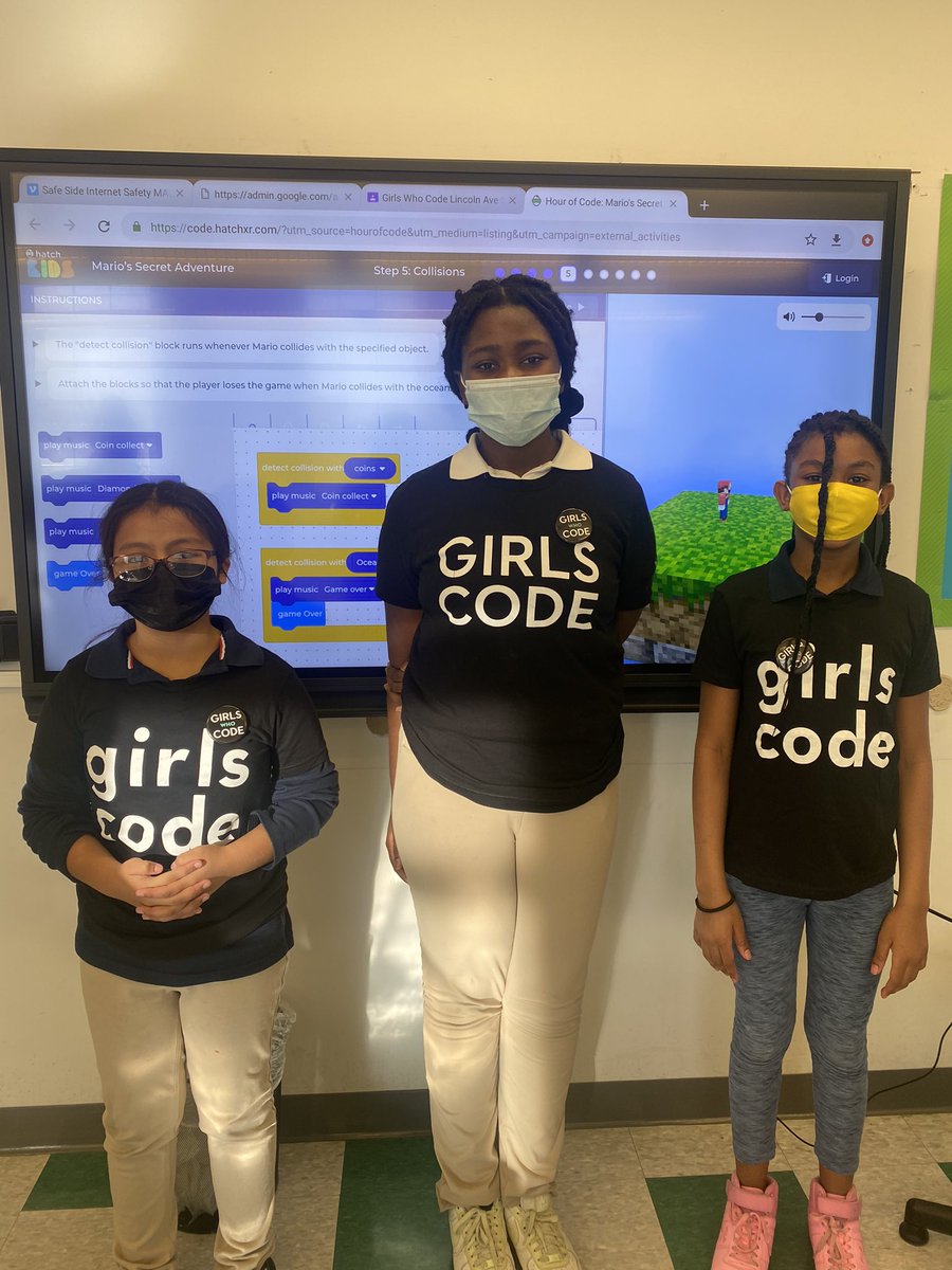 Perseverance and helping each other through tasks is a key ingredient during <a href="/GirlsWhoCode/">Girls Who Code</a>. We learn and grow together! <a href="/LincolnAve216/">Lincoln Ave Panthers</a> #LincolnGirlsCode