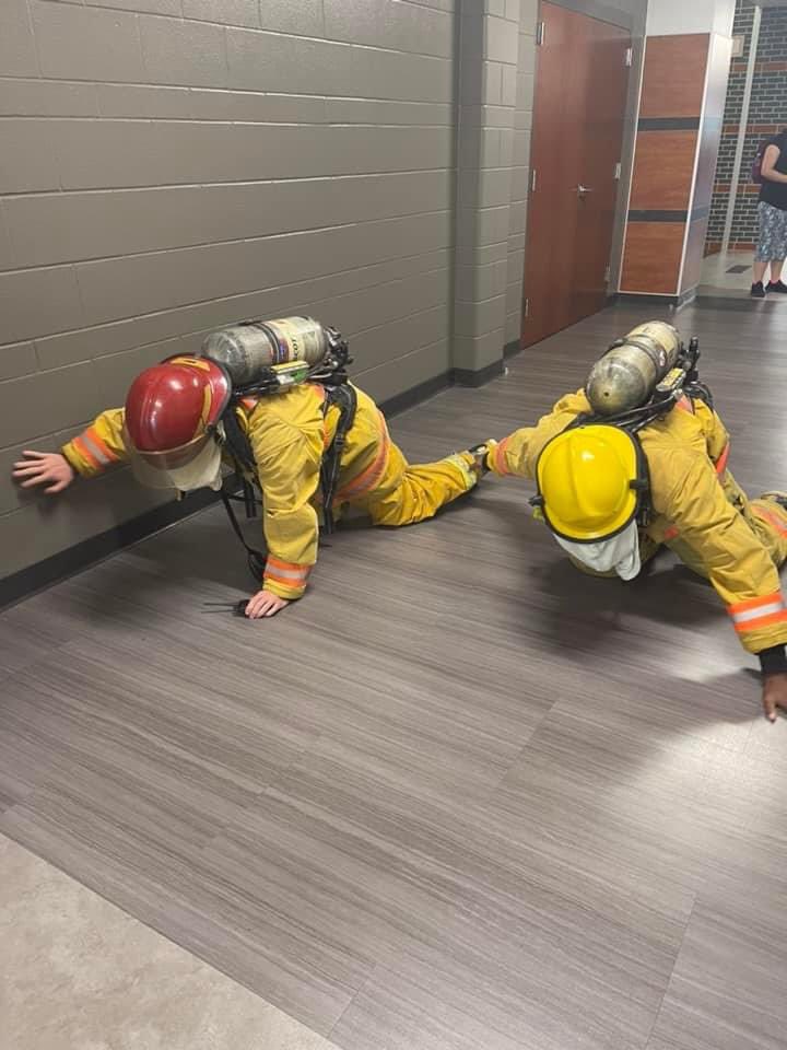GHS Fire Academy students continue to train and learn more each day. https://t.co/Ehvdl0BbXz