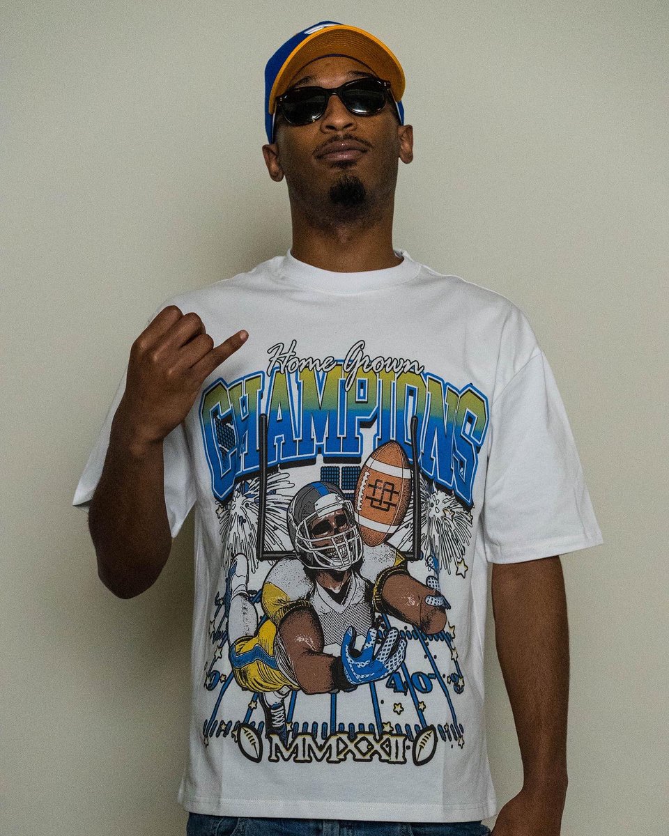 judidthat's tweet photo. Check Out My Latest Drop “Home Grown Champions”💙💛Hoodie &amp; T Shirts Available for Pre Order Now With the Link in my Bio‼️  

📸: @nickgonzalez1 on instagram https://t.co/GhuUi2bDK1